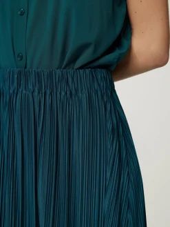 Midijupe mit Plissee UMA