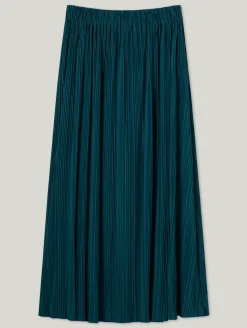 Midijupe mit Plissee UMA