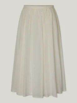 Midijupe mit Seide