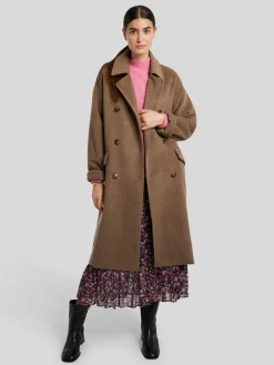 Midijupe mit Volants