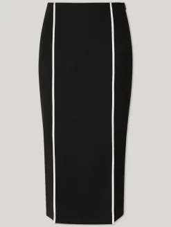 Midijupe mit Wolle VOLTARA