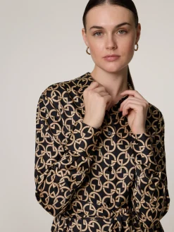 Midikleid Allover-Print