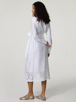 Midikleid aus Baumwolle