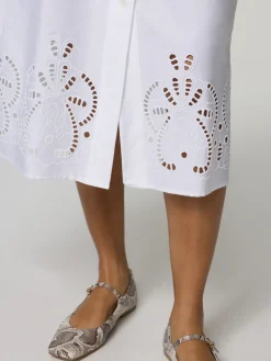 Midikleid aus Baumwolle