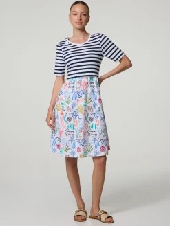 Midikleid aus Baumwolle