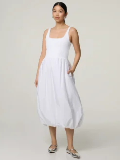 Midikleid aus Baumwolle