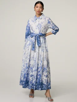 Midikleid aus Baumwolle