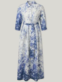 Midikleid aus Baumwolle