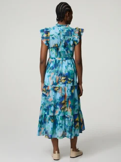 Midikleid aus Baumwolle