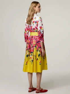 Midikleid aus Baumwolle