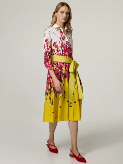 Midikleid aus Baumwolle