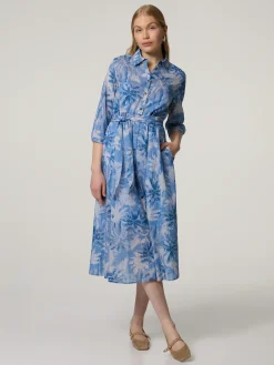 Midikleid aus Baumwolle KISSES