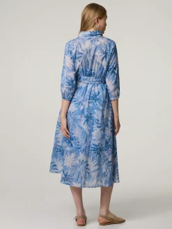 Midikleid aus Baumwolle KISSES