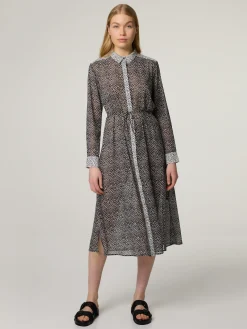 Midikleid aus Chiffon