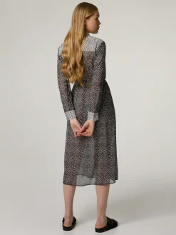 Midikleid aus Chiffon