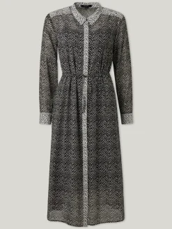 Midikleid aus Chiffon