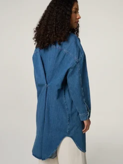 Midikleid aus Denim SAALY