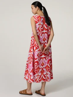 Midikleid aus Leinen