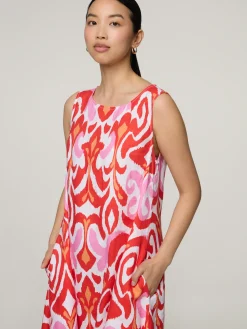 Midikleid aus Leinen