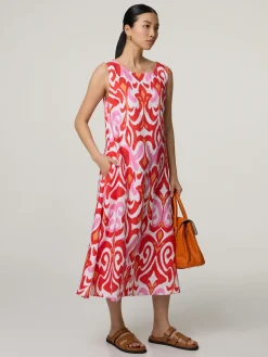 Midikleid aus Leinen