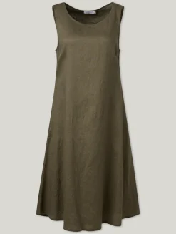 Midikleid aus Leinen