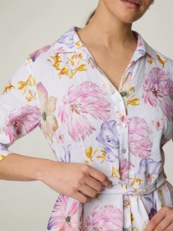 Midikleid aus Leinen