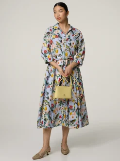 Midikleid aus Leinen