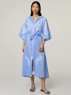 Midikleid aus Leinen