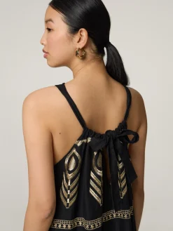 Midikleid aus Leinen