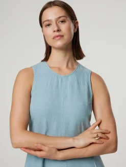 Midikleid aus Leinen