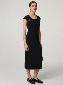 Midikleid aus Rippstrick