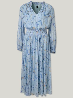 Midikleid aus Seide DAKELINA