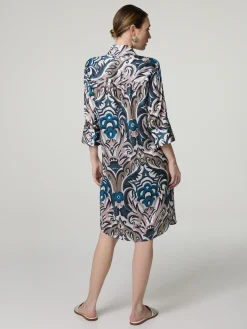 Midikleid aus Seide KAMILLESDA