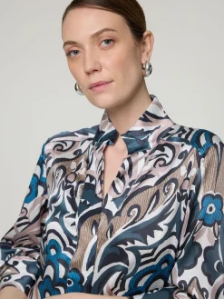 Midikleid aus Seide KAMILLESDA