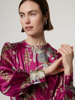 Midikleid aus Seide RUDY