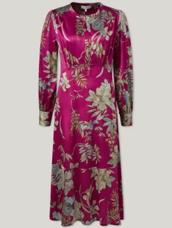 Midikleid aus Seide RUDY