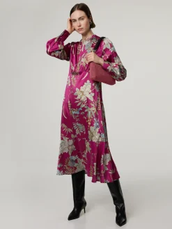 Midikleid aus Seide RUDY