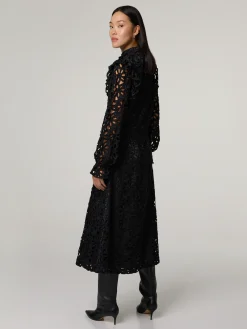 Midikleid aus Spitzen