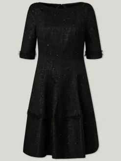 Midikleid aus Tweed