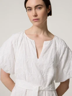 Midikleid aus Viskose