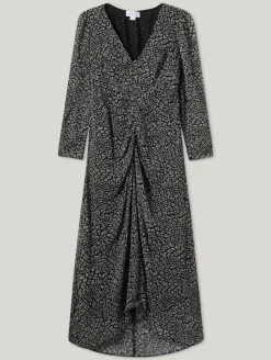 Midikleid mit Allover-Print