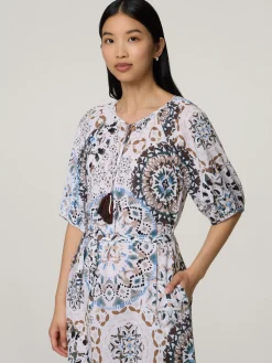 Midikleid mit Baumwolle