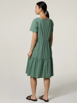 Midikleid mit Baumwolle