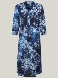 Midikleid mit Blumen-Print