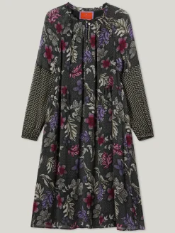 Midikleid mit Blumenprint