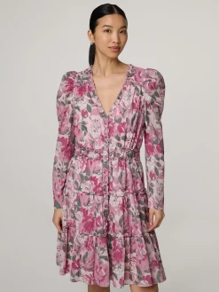 Midikleid mit Blumenprint