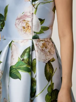 Midikleid mit Blumenprint