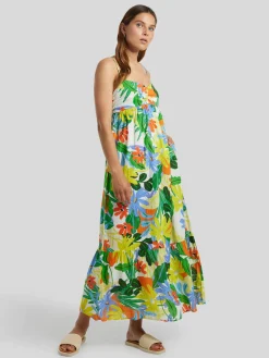 Midikleid mit Blumenprint