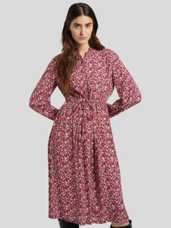 Midikleid mit Flower-Print