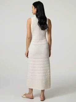 Midikleid mit Lochstrick CIMEA